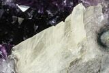 Top Quality Amethyst Geode with Calcite - Uruguay #113878-5